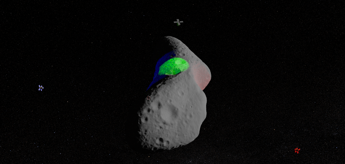 Computer generated Graphic of an Asteroid